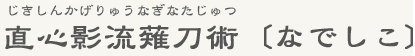 大阪府堺市の薙刀（なぎなた）直心影流薙刀術 なでしこ